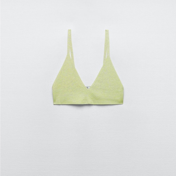 Metallic Thread Crop Knit Cardigan & Knit Bralette - Picture 6 of 9